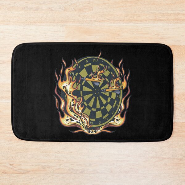 Item preview, Flaming Darts on Dart Board designed and sold by JBDeszigns.