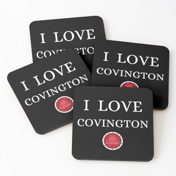 Item preview, I LOVE COVINGTON | Alabam county United state of america designed and sold by Gatsbird Design.