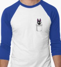 Pocket Jiji Men's Baseball ¾ T-Shirt