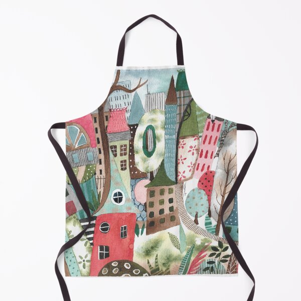 Item preview, Little abstract fairy town designed and sold by dozhy.