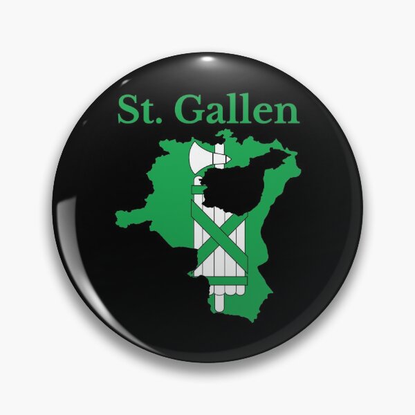 Item preview, Saint Gallen Canton Map Flag, Switzerland designed and sold by marosharaf.