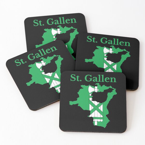 Item preview, Saint Gallen Canton Map Flag, Switzerland designed and sold by marosharaf.