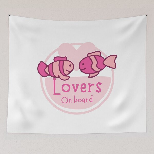 Item preview, Lovers on board - Cute Clown Fish designed and sold by MerchActually.