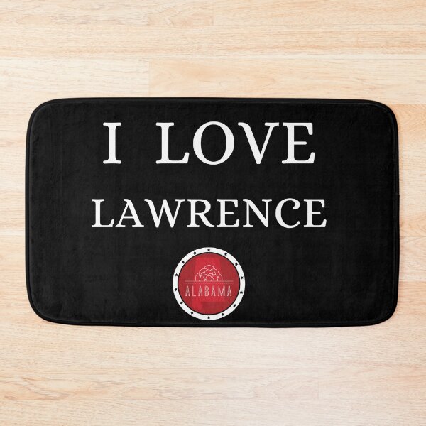 Item preview, I LOVE LAWRENCE | Alabam county United state of america designed and sold by Gatsbird Design.