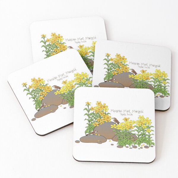 Item preview, Mexican Mint Marigold designed and sold by MangoStarlight.
