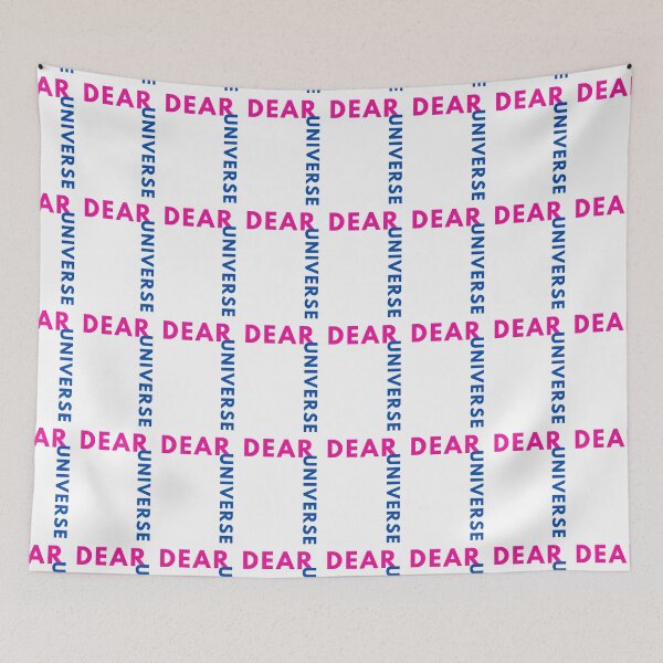 Item preview, Dear Universe Pink & Blue LOA Large Word Print designed and sold by LittleIconShop.