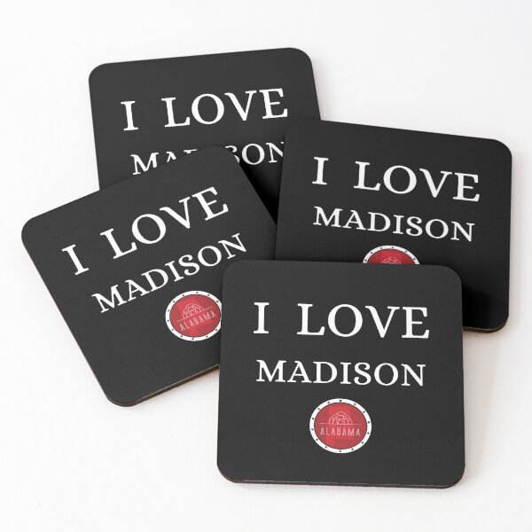 Item preview, I LOVE MADISON | Alabam county United state of america designed and sold by Gatsbird Design.