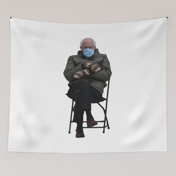 Item preview, Bernie Sanders in his Mittens  designed and sold by Rebekah Moses.