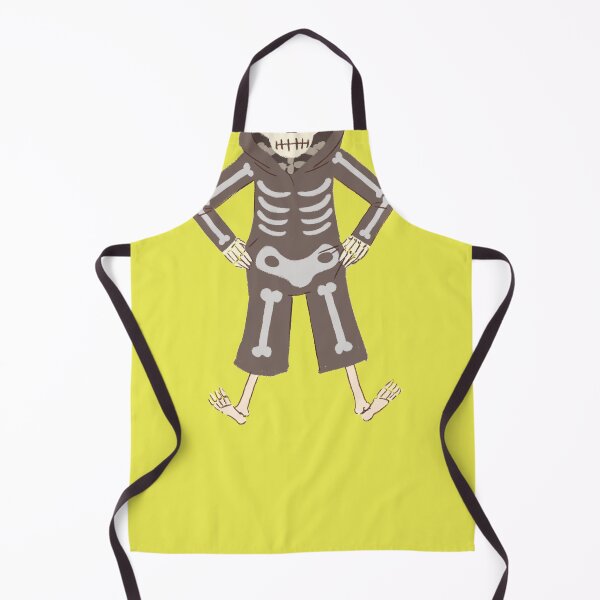 Item preview, cooking apron, funny, skeleton, human body, apron for cooks, chefs designed and sold by cathelkav.
