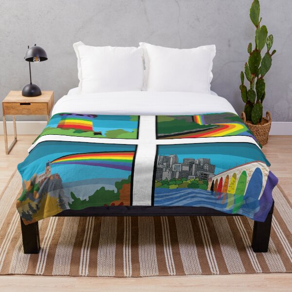 Item preview, Minneapolis Landmarks Pride 4 Panel designed and sold by andybirkey.