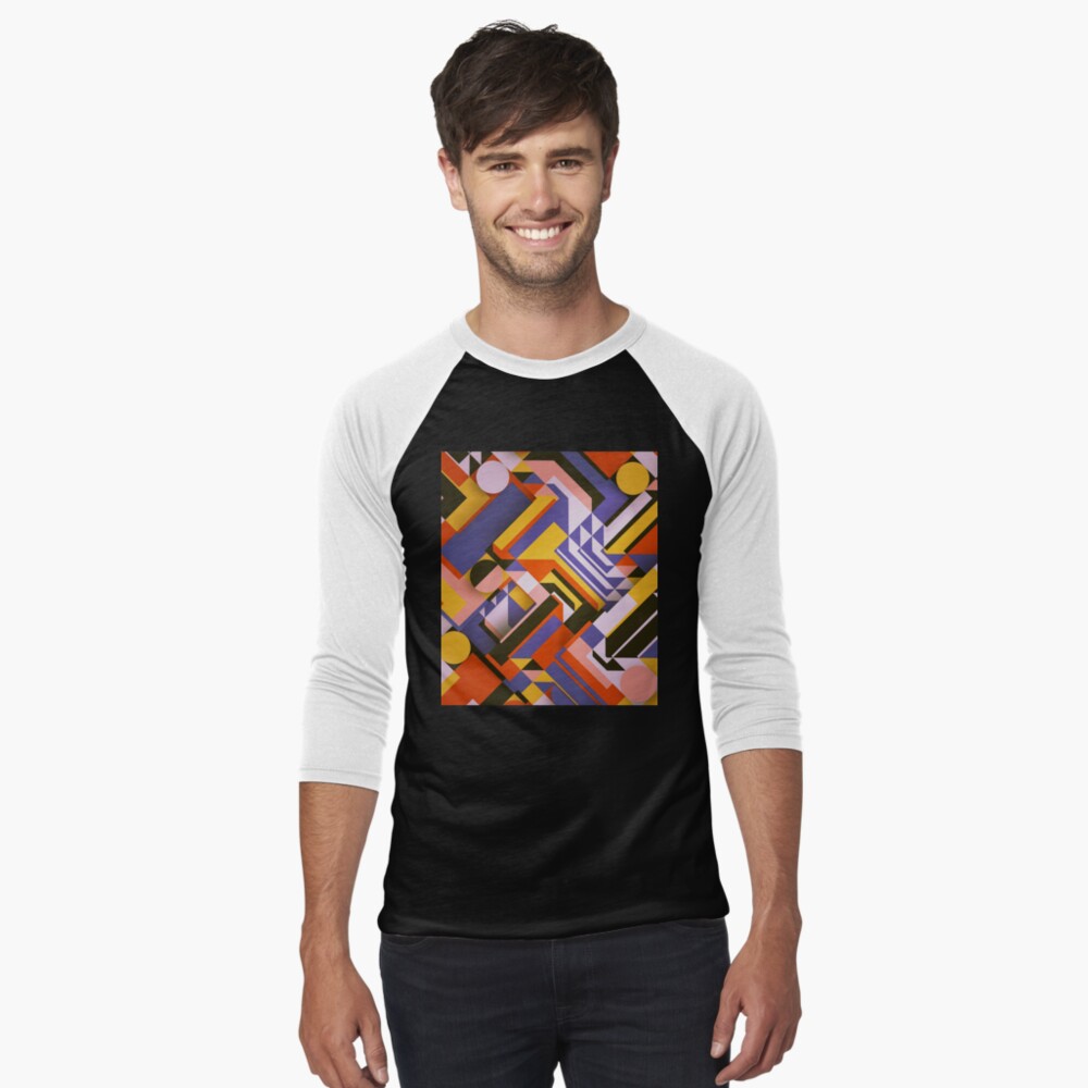 Aperçu de l'œuvre T-shirt baseball manches ¾ créée et vendue par QualityClo.
