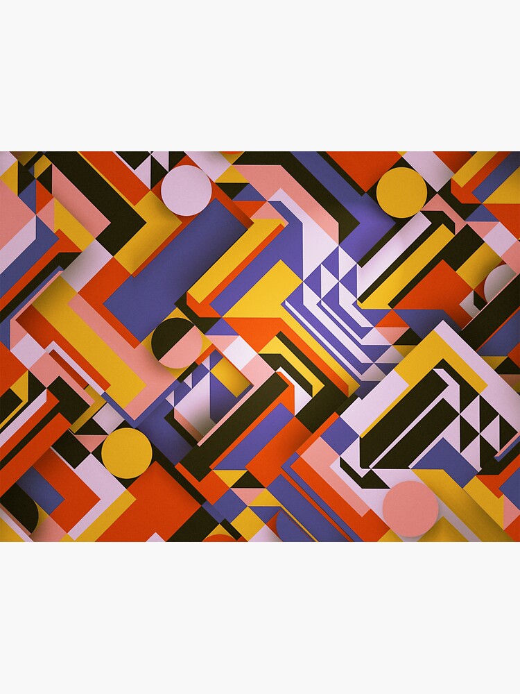 Aperçu 3 sur 3. Sticker avec l'œuvre Design d'art génial créée et vendue par QualityClo.