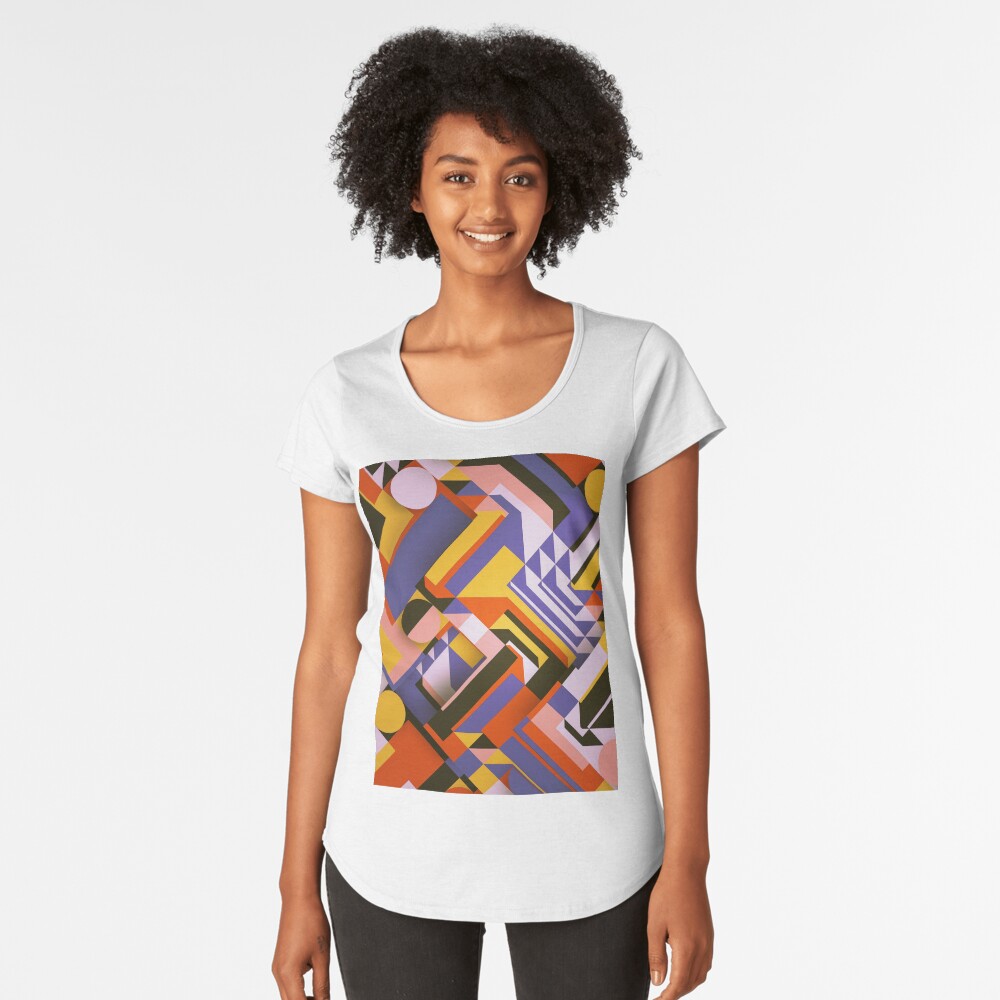 Aperçu de l'œuvre T-shirt premium échancré créée et vendue par QualityClo.