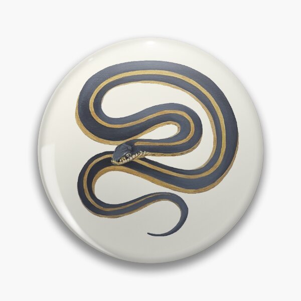Item preview, Garter Snake painting (no background) designed and sold by Emily Bickell.