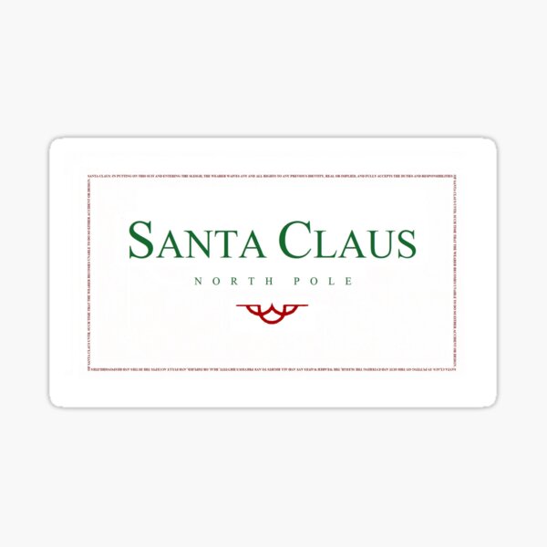 The Santa ClausE (Front) Sticker