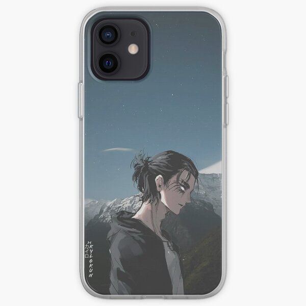 eren yeager modifier Coque souple iPhone