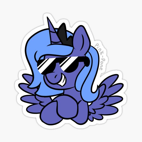 Smug Princess Luna Sticker