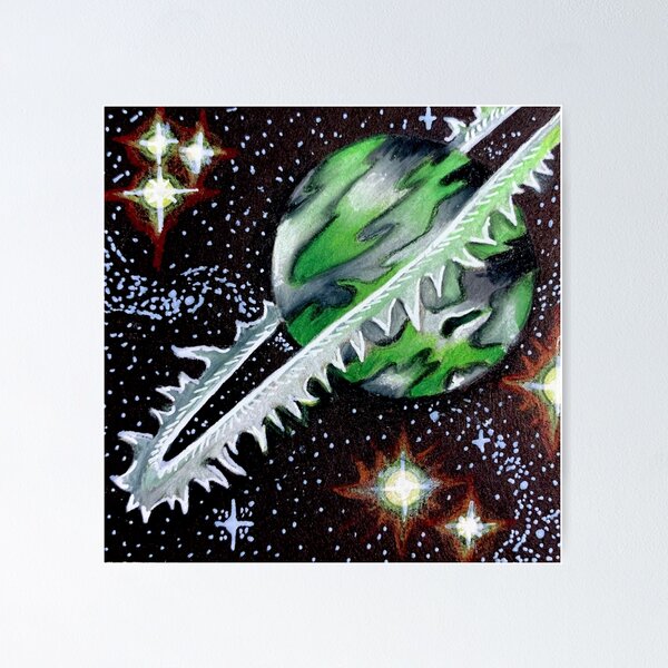 Item preview, Aromantic Pride Flag Themed Planet designed and sold by fu3ledbyart.