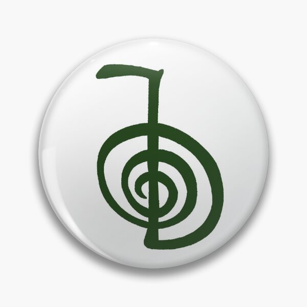 Artikelvorschau, Usui Reiki Cho Ku Rei (Kraft) Symbol - Grün entworfen und verkauft von Natural Healer.