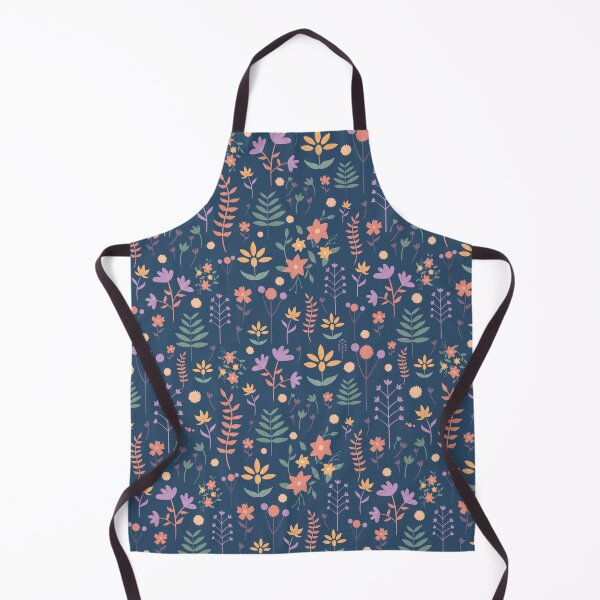 Item preview, Deep Blue Garden-Floral Pattern designed and sold by HeyHil.