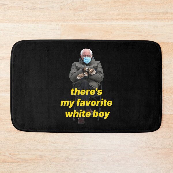 Item preview, 'There's my favorite white boy' Bernie Sanders Inauguration Day designed and sold by shreya17.