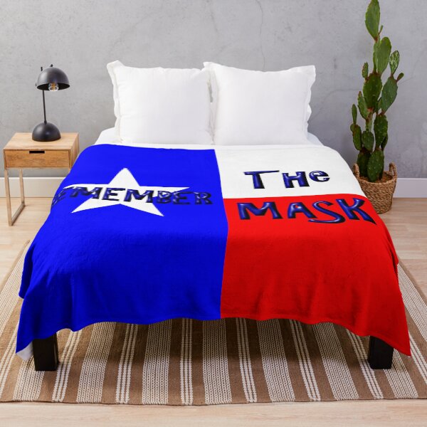 Artikelvorschau, Denken Sie an die Maske mit der Flagge des Bundesstaates Texas entworfen und verkauft von AFordhamDesigns.