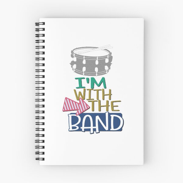 Item preview, I'm With The Band - Snare Drum designed and sold by BandMomDesigns.