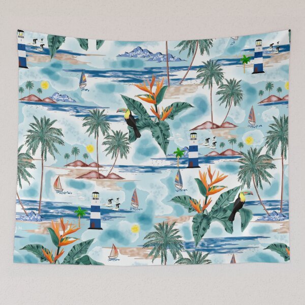 Item preview, Tropical Pattern Illustration  designed and sold by MarcSabuncu.