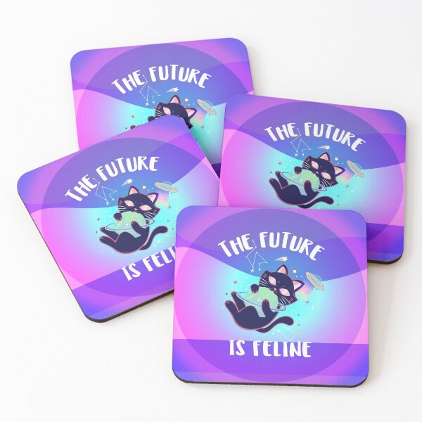 Item preview, The Future Is Feline cat lover designed and sold by KLINESTORE.