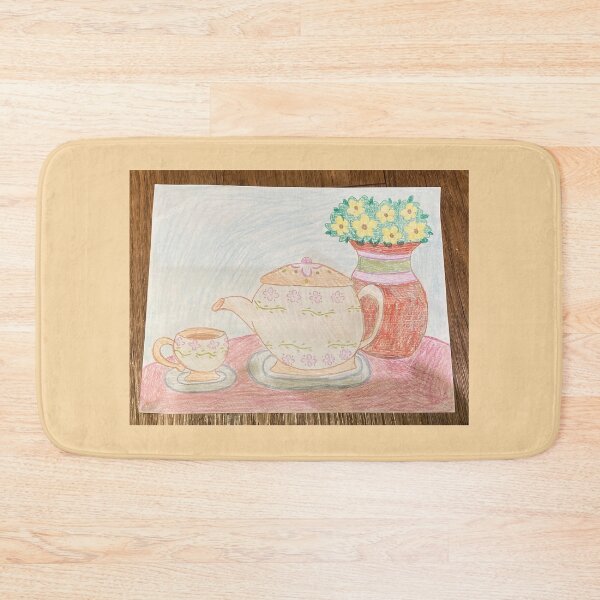 Item preview, Tea and Flowers Drawing designed and sold by Taranodongirl7.