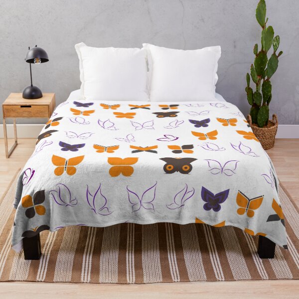Item preview, Purple And Yellow Butterfly Emoji, Butterfly Lover And Nature Lover designed and sold by lodarohit.