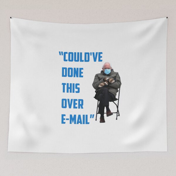 Item preview, Bernie sanders mittens Bernie Sanders Meme Chairman Sanders designed and sold by Giovanni's  Brown Quotes.