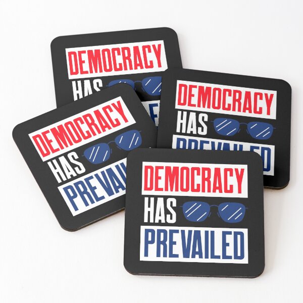Item preview, Democracy Has Prevailed - President Joe Biden Inauguration Quote designed and sold by alancrapopod.