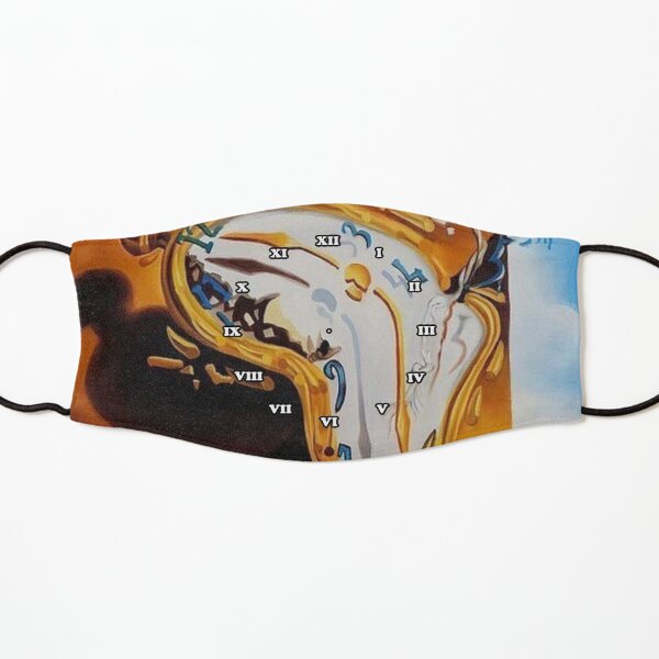 Salvador Dali Paintings Watches Kids Mask