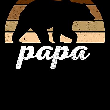 Papa Bear Father S Day Gift For Dad 39 Casual, Hot Trend, Amazing Idea |  Sticker