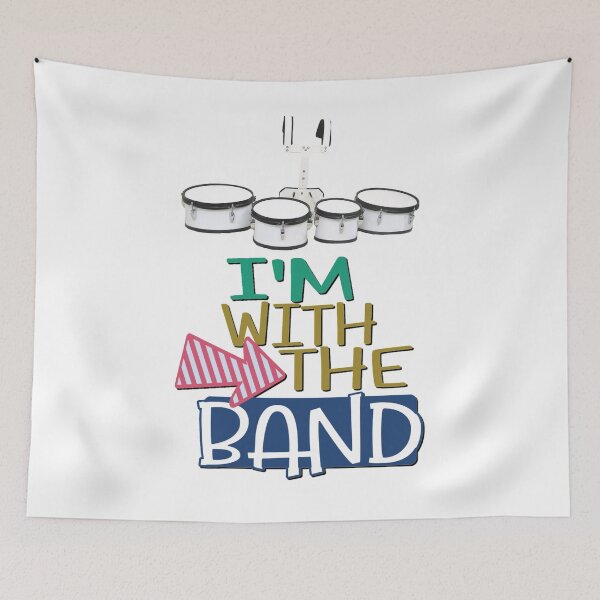 Item preview, I'm With The Band - Tenors/Quads designed and sold by BandMomDesigns.