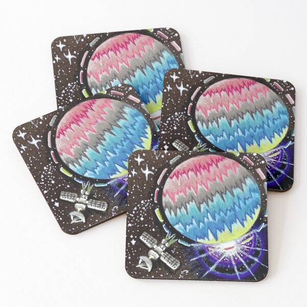Item preview, Genderflux Pride Flag Themed Planet designed and sold by fu3ledbyart.