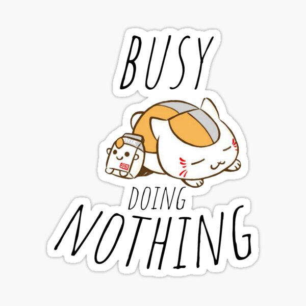 Item preview, Busy Doing N(yank)o-thing designed and sold by Pollyannisha.
