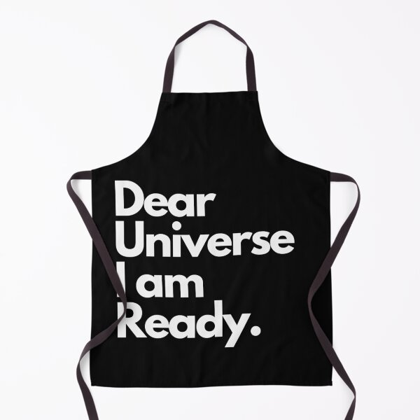 Item preview, Dear Universe I Am Ready LOA Large Word Print Black designed and sold by LittleIconShop.