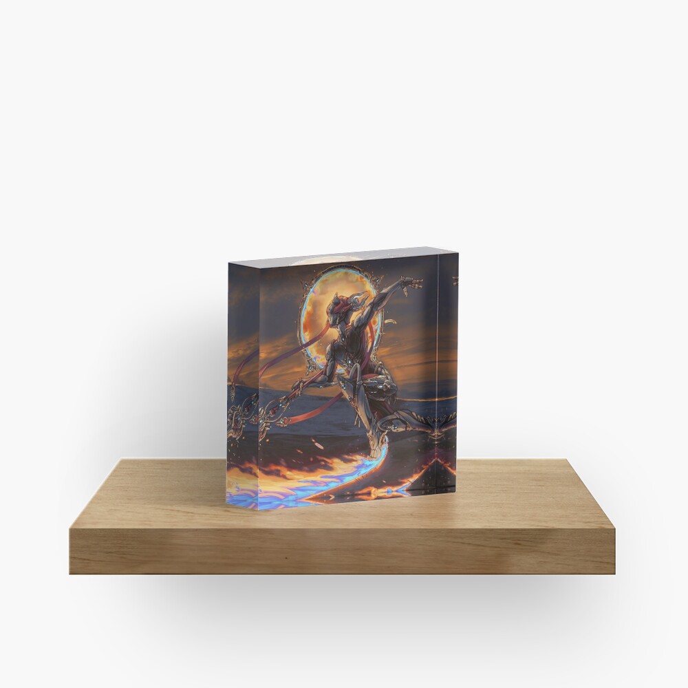 Nezha Prime Warframe Acrylic Block By Cleonaturin Redbubble