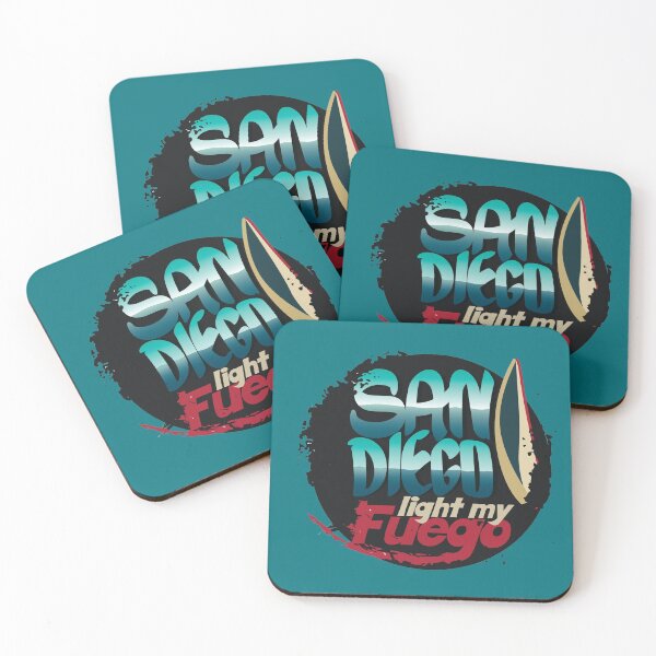Item preview, San Diego light my fuego- California (color lettering) designed and sold by Arteria Mix.