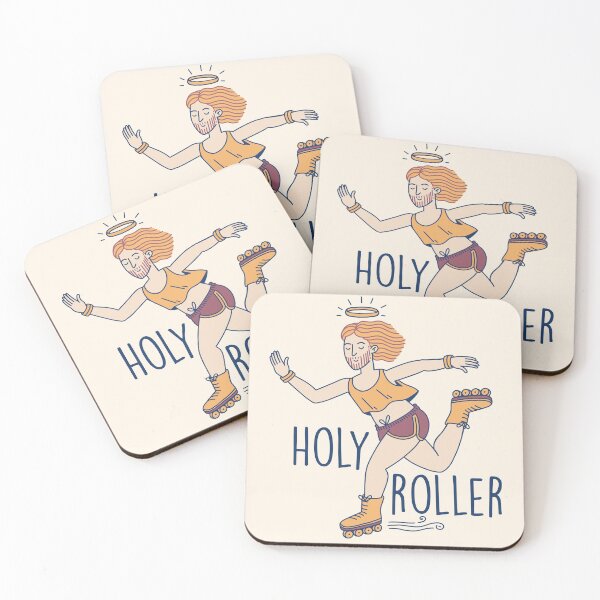 Item preview, Rollerblading Jesus | Holy Roller | Funny Christian Cartoon designed and sold by SLAG-Creative.