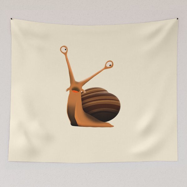 Item preview, Scared Snail Cartoon  designed and sold by FriendsList.