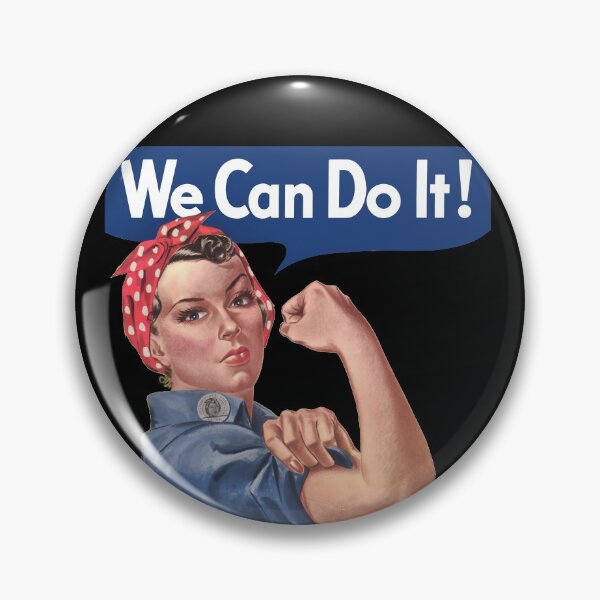 Item preview, We Can Do It! Rosie the Riveter american media icon associated with female defense workers during World War II designed and sold by mirrorimages.