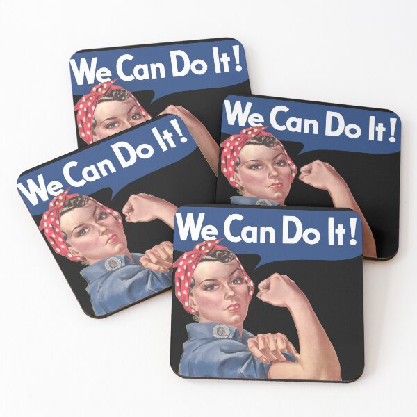 Item preview, We Can Do It! Rosie the Riveter american media icon associated with female defense workers during World War II designed and sold by mirrorimages.