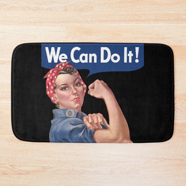 Item preview, We Can Do It! Rosie the Riveter american media icon associated with female defense workers during World War II designed and sold by mirrorimages.