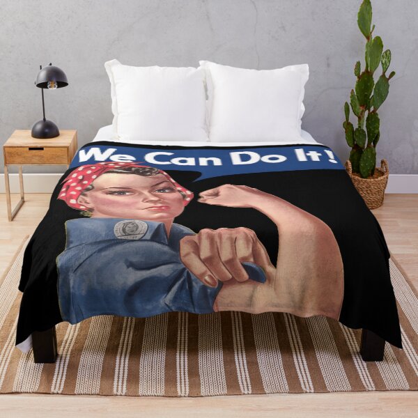 Item preview, We Can Do It! Rosie the Riveter american media icon associated with female defense workers during World War II designed and sold by mirrorimages.