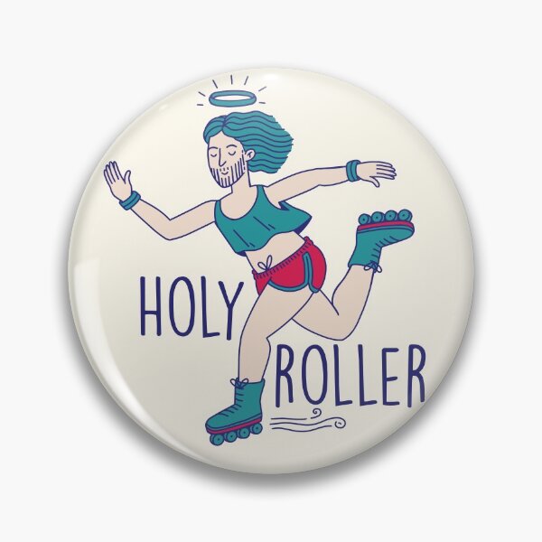 Item preview, Rollerblading Jesus | Holy Roller | Funny Christian Cartoon designed and sold by SLAG-Creative.
