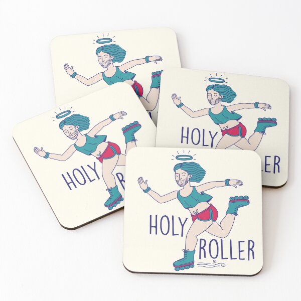 Item preview, Rollerblading Jesus | Holy Roller | Funny Christian Cartoon designed and sold by SLAG-Creative.