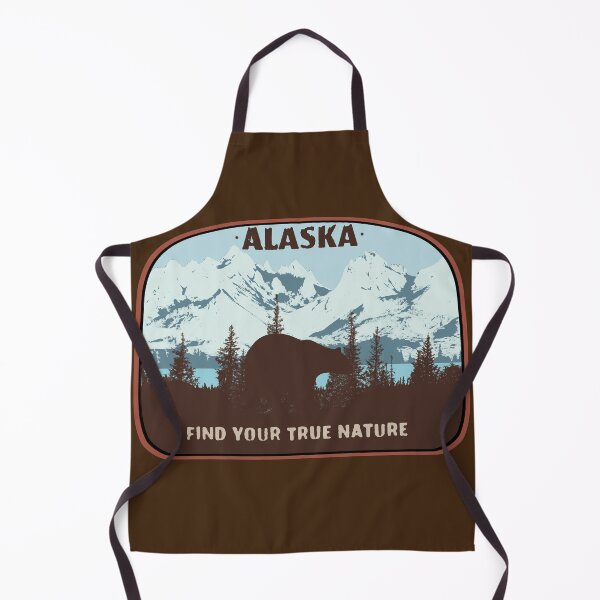 Item preview, View of wild mountains on alaska earth designed and sold by Aesthetics Creation.